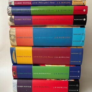 Harry Potter Full Collection Books 1-7, #2-7 Hardcover, #1 Paperback